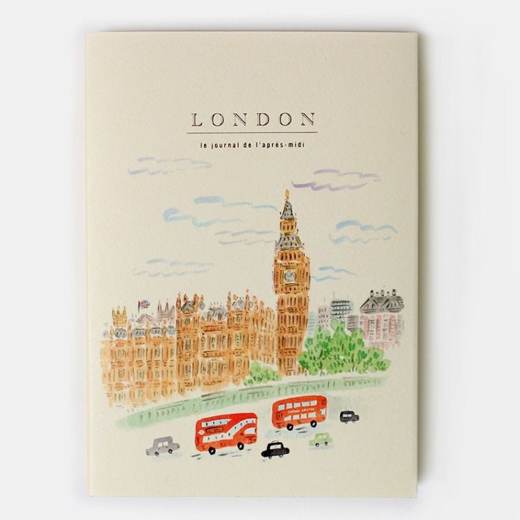 Cuaderno Travel Journal London Big Ben Art.-Nr. LM-D11-006