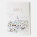 cuaderno travel journal paris city art. nr. lm d11 004