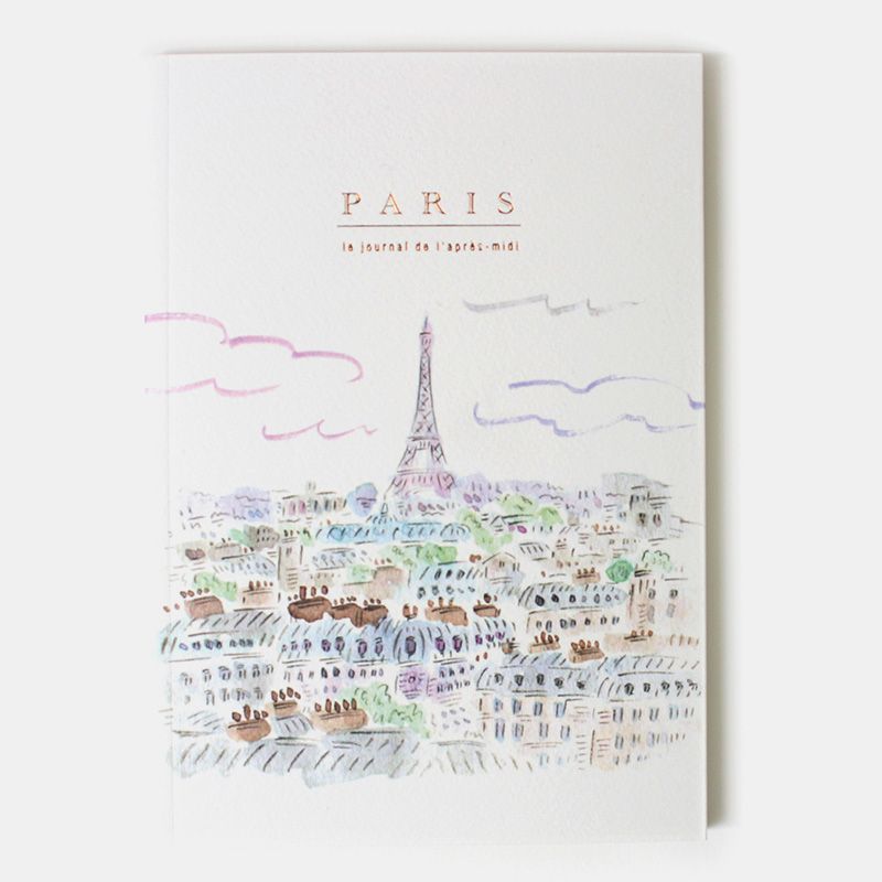 cuaderno travel journal paris city art. nr. lm d11 004