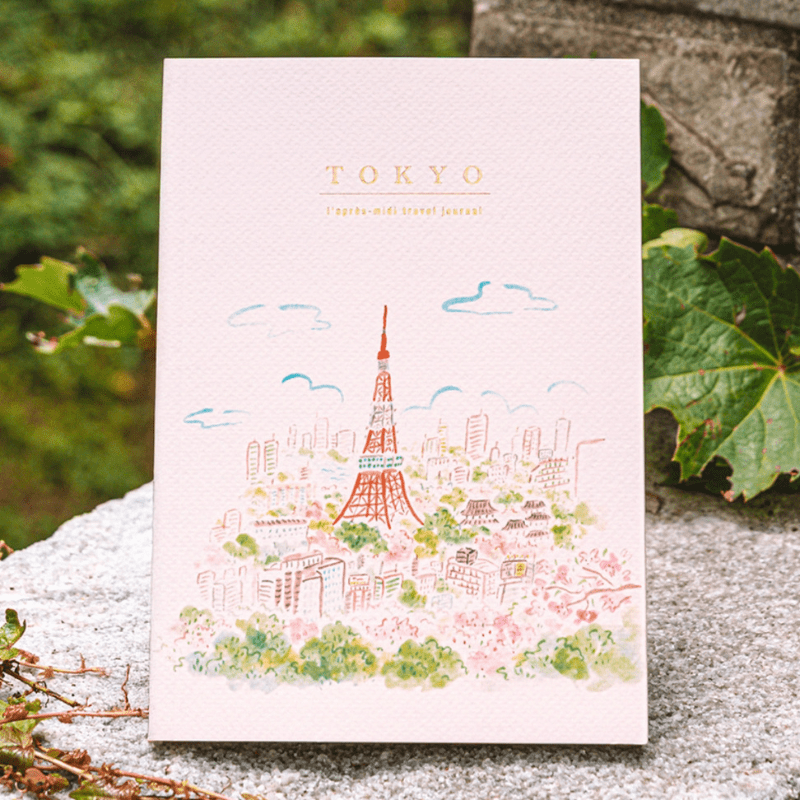 cuaderno travel journal tokyo tower spring art. nr. lm d11 046