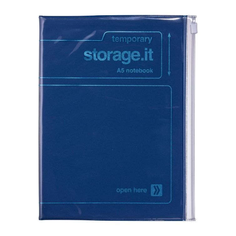 Cuaderno A5 Storage.it Azul Marino Art.-Nr. STI-NB62-NV