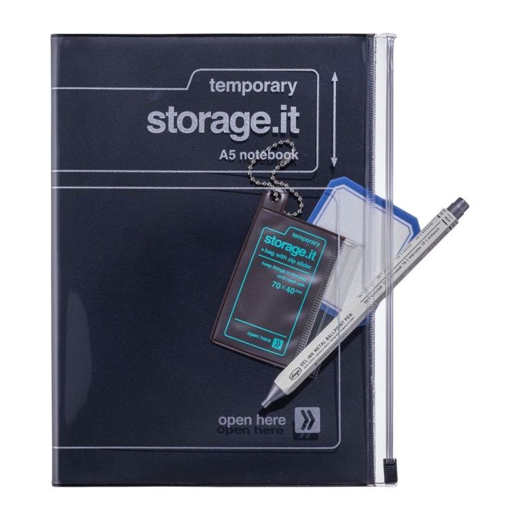Cuaderno A5 Storage.it Azul Art.-Nr. STI-NB62-BL