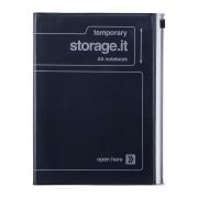cuaderno a5 storage.it negro art. nr. sti nb62 bk