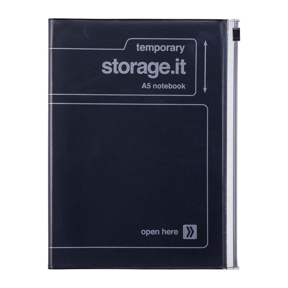 cuaderno a5 storage.it negro art. nr. sti nb62 bk