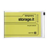 cuaderno horizontal a6 storage.it amarillo neón art. nr. sti nb61 nct