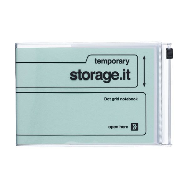 cuaderno horizontal a6 storage.it menta art. nr. sti nb61 mi