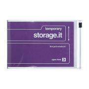 cuaderno horizontal a6 storage.it púrpura art. nr. sti nb61 pl