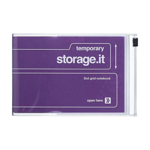 cuaderno horizontal a6 storage.it púrpura art. nr. sti nb61 pl