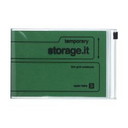 cuaderno horizontal a6 storage.it verde art. nr. sti nb61 gn
