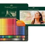 estuche de metal polychromos 102 colores faber castell art. nr. 210061