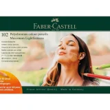 estuche de metal polychromos 102 colores faber castell art. nr. 210061