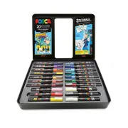 estuche metálico manga hero 20 rotuladores posca art. nr. 302422427