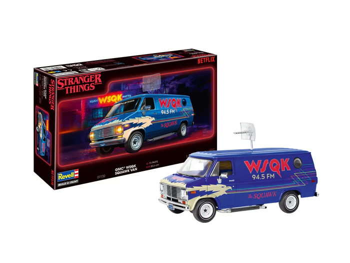 1:25 furgoneta gmc de la emisora wsqk de la serie "stranger things" art. nr. 07732