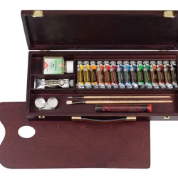 maletín óleo extrafino rembrandt traditional | 15 x 15 ml + 1 x 40 ml + accesorios art. nr. 01840004