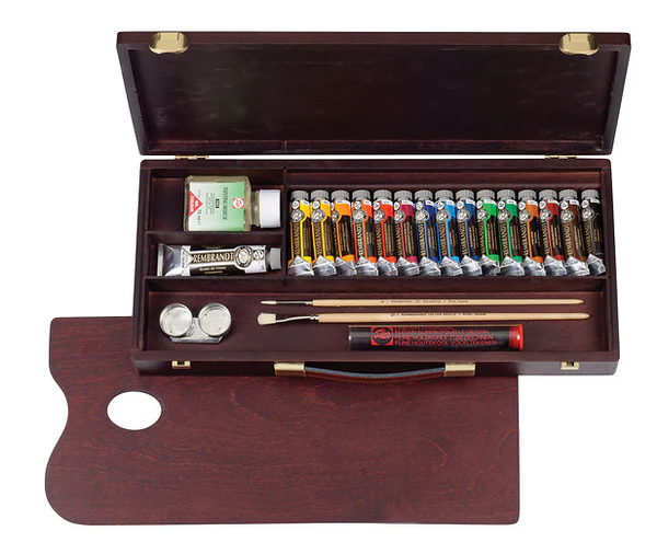 Maletín óleo Extrafino Rembrandt Traditional | 15 x 15 ml + 1 x 40 ml + accesorios Art.-Nr. 01840004