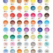bruynzeel design 48 pastel box art. nr. 8840h48