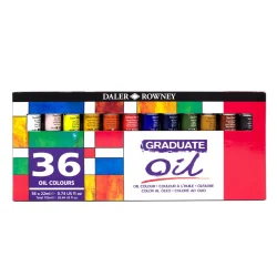 set 36 óleos graduate daler rowney 22ml art. nr. d117522036