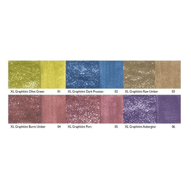 graphite xl block derwent olive green art. nr. 40249