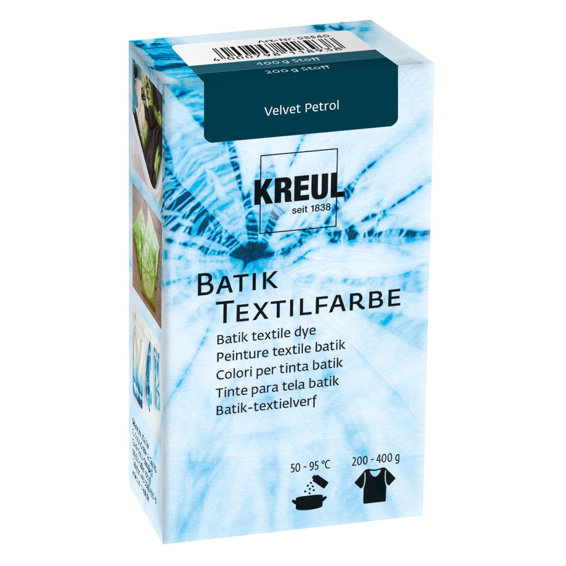 tinte textil batik kreul – terciopelo petróleo art. nr. 98540