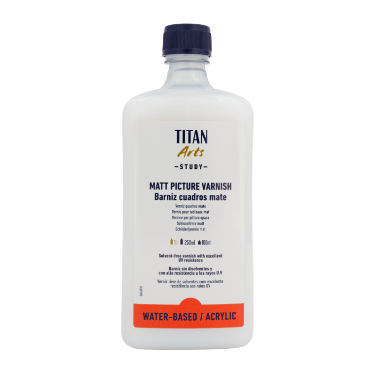 Barniz Cuadros Mate al agua Study Titan 1 litro Art.-Nr. 191001801