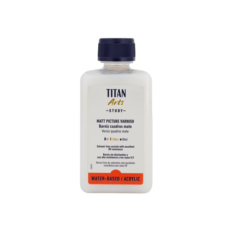 barniz cuadros mate al agua study titan 250 ml art. nr. 191001814
