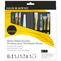 estuche pinceles simply mix media daler rowney art. nr. d216656010
