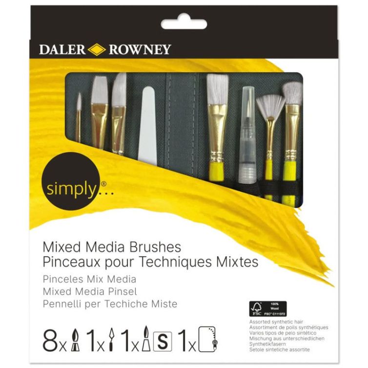 Estuche Pinceles Simply Mix Media Daler-Rowney Art.-Nr. D216656010