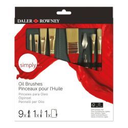 estuche pinceles simply oil daler rowney art. nr. d216646010