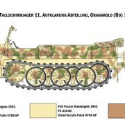 1:35 sd.kfz. 10 demag d7 con paracaidistas alemanes art. nr. 6561