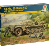 1:35 sd.kfz. 10 demag d7 con paracaidistas alemanes art. nr. 6561