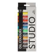 set Óleo 12 colores art. nr. po1212s