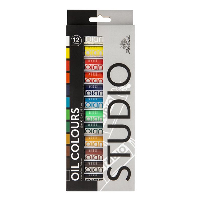 set Óleo 12 colores art. nr. po1212s