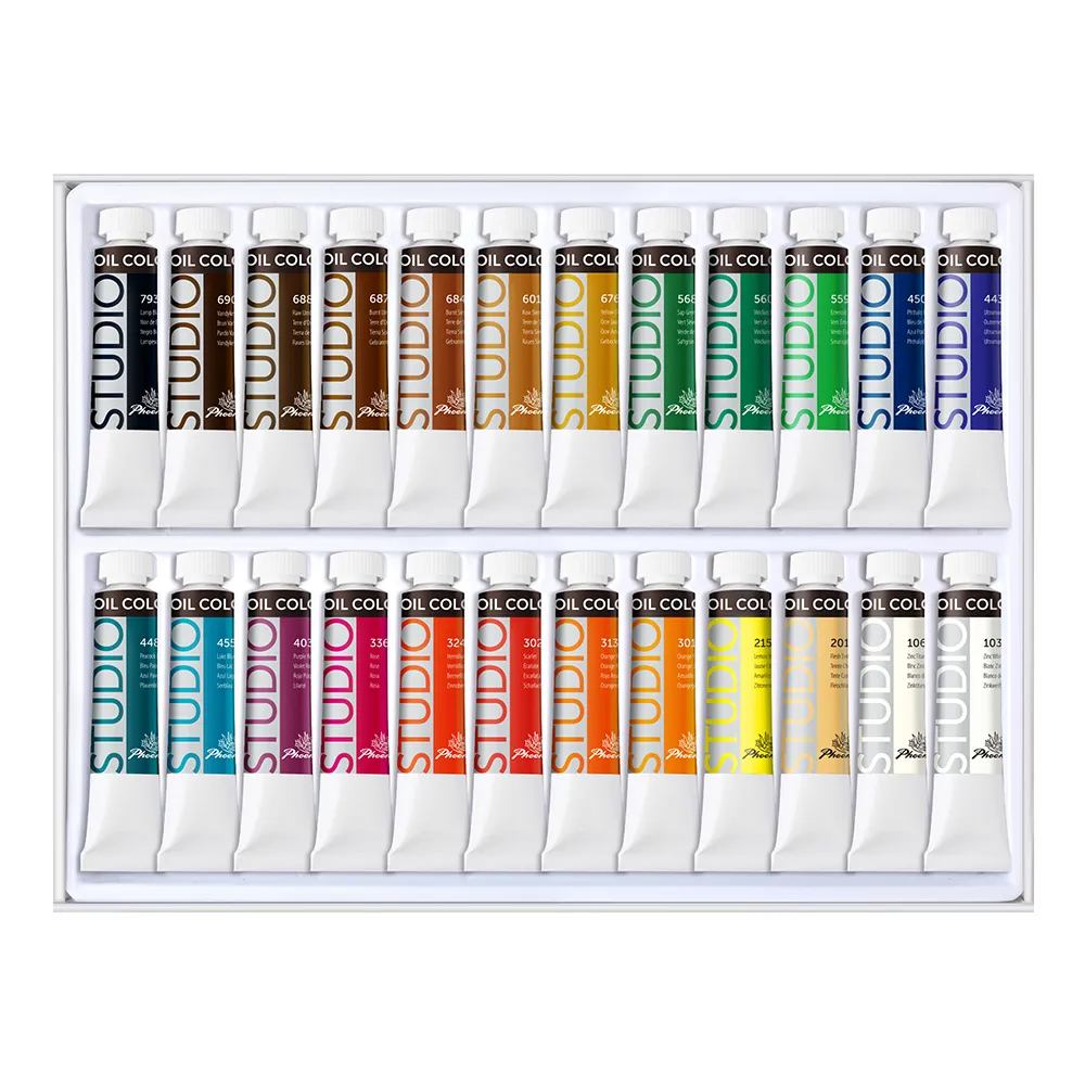 set Óleo 24 colores art. nr. po2412s
