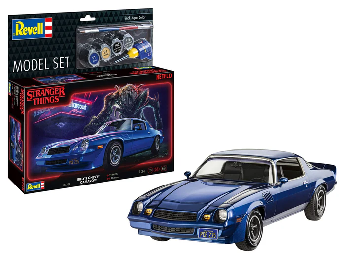 1:24 Chevy Camaro Z/28 de la serie «Stranger Things» Art.-Nr. 67728