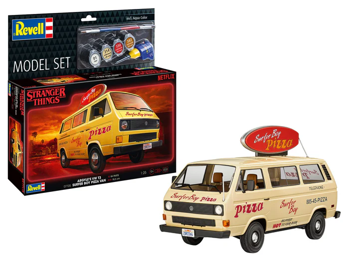 1:25 VW T3 Bus «Surfer Boy» de la serie «Stranger Things» Art.-Nr. 67725