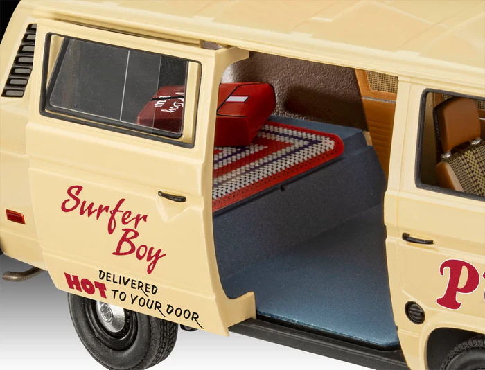 1:25 vw t3 bus "surfer boy" de la serie "stranger things" art. nr. 07725