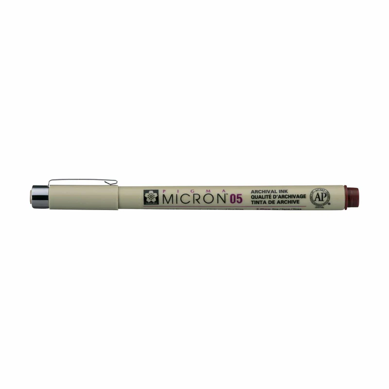 sakura pigma micron 05 – 0.45 mm borgoña art. nr. xsdk0522