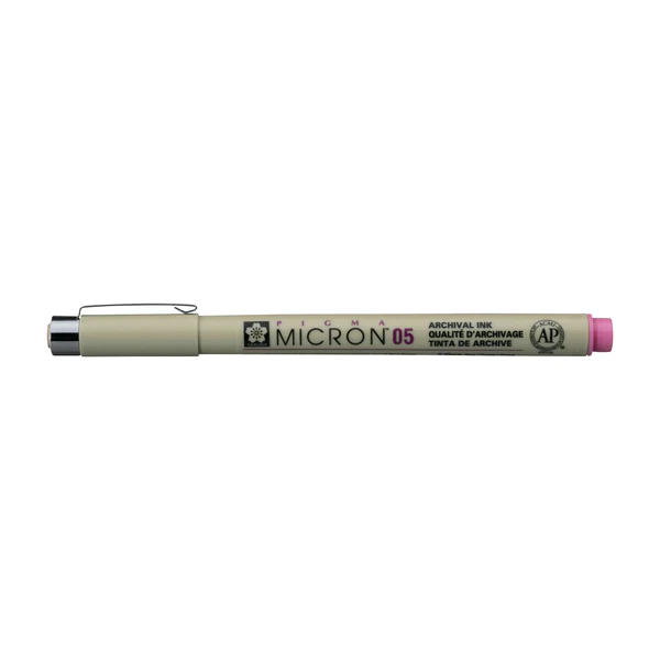 sakura pigma micron 05 – 0.45 mm rosa art. nr. xsdk0521