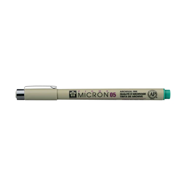 sakura pigma micron 05 – 0.45 mm verde art. nr. xsdk0529