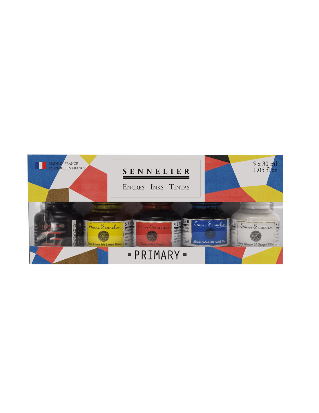 set tintas sennelier primarios art. nr. n134023.00