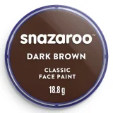 maquillaje snazaroo 18 ml. marrón oscuro art. nr. 1118999