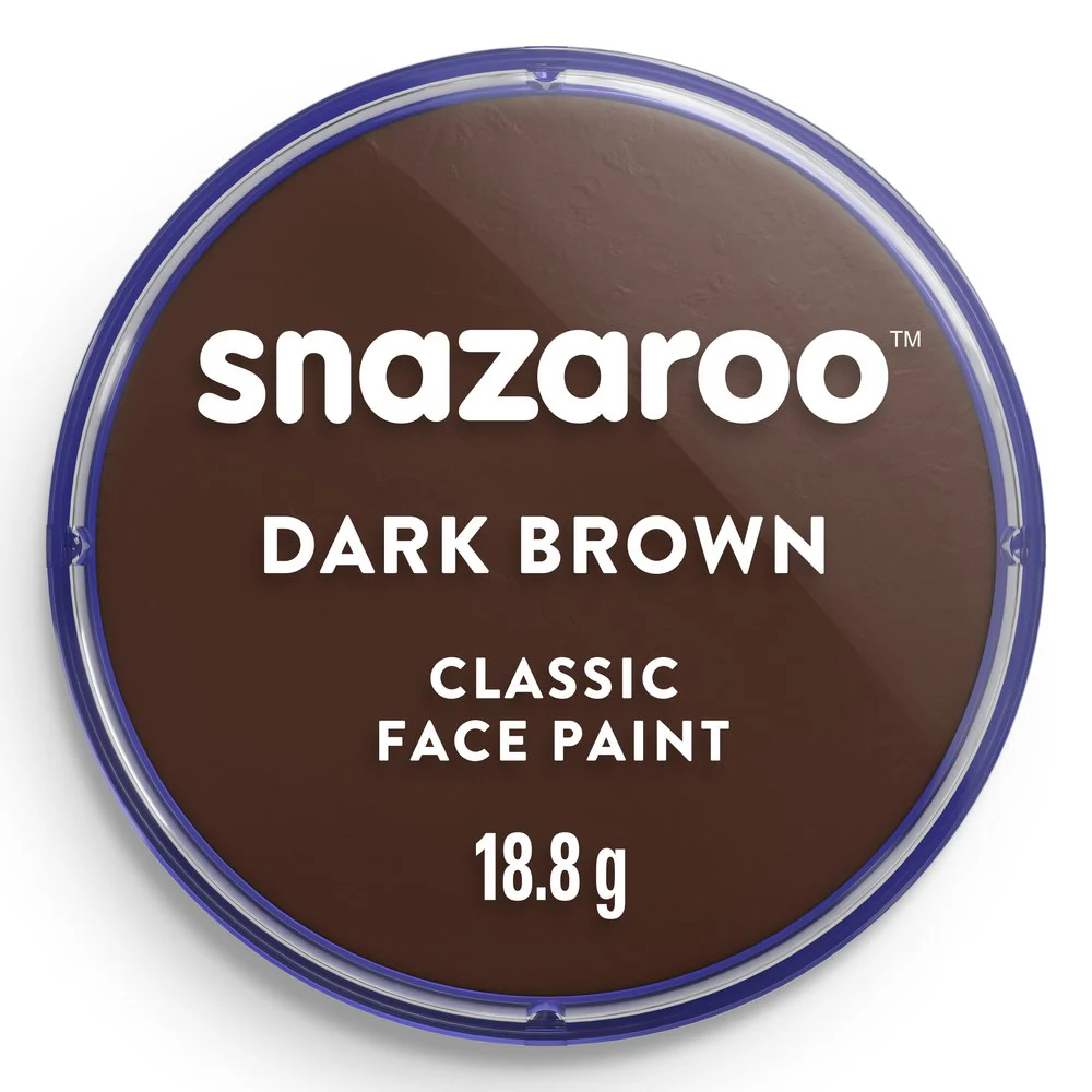 maquillaje snazaroo 18 ml. marrón oscuro art. nr. 1118999