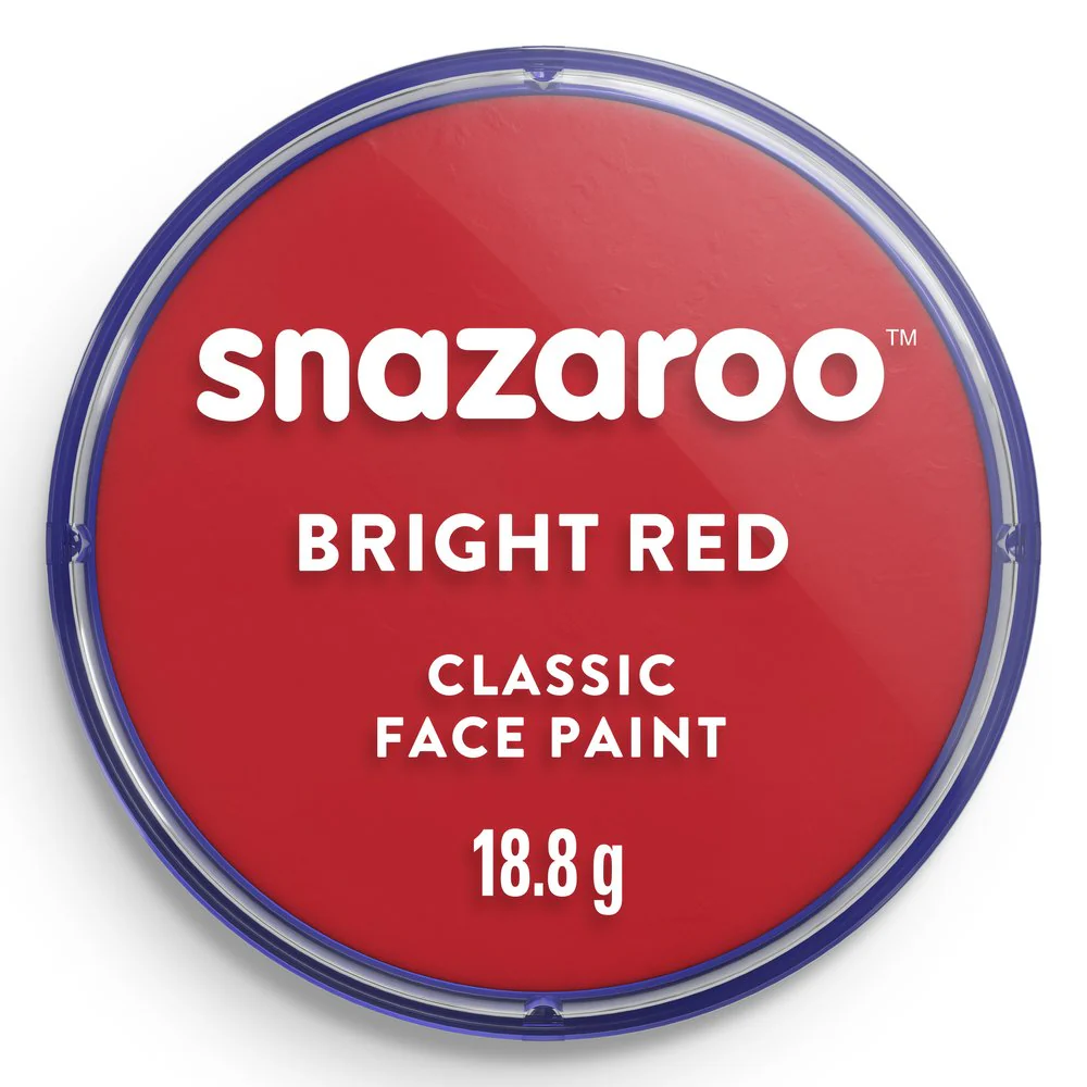 maquillaje snazaroo 18 ml. rojo brillante art. nr. 1118055