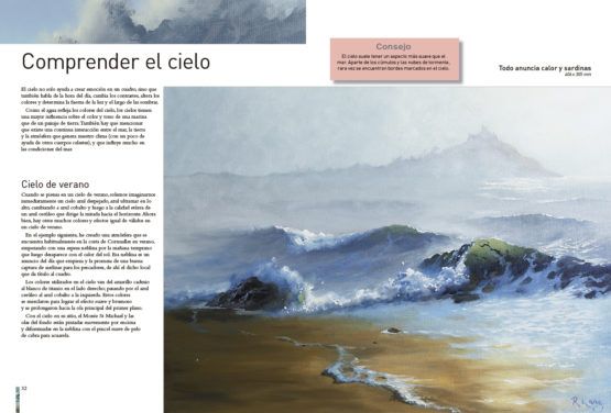 el mar y el cielo al óleo art. nr. 219088