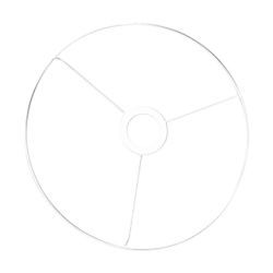 aro metálico con soporte para casquillo lacado blanco 20 cm Ø art. nr. 2300000