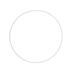 aro metálico lacado blanco 30 cm Ø art. nr. 25054