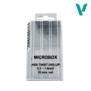set de 20 brocas, 0.3 1.6 mm art. nr. t01001