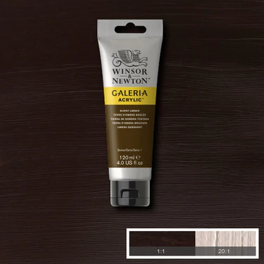 acrílico winsor & newton galería 120ml 76 tierra sombra tostada art. nr. 2131076