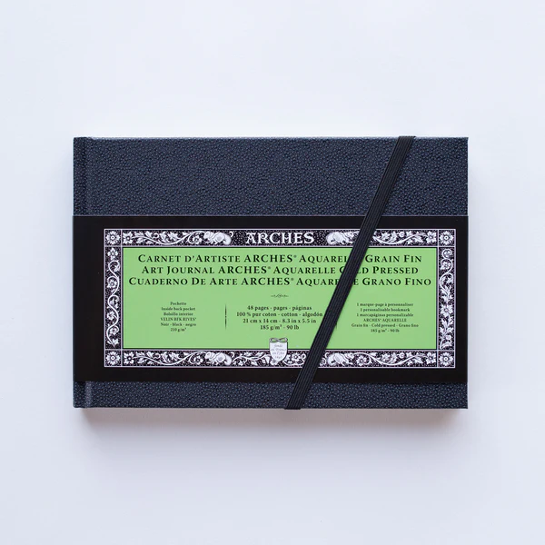 Cuaderno de Arte Arches® Grano Fino A5 21×14 185g/m² 24 hojas Art.-Nr. A1711878