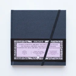 cuaderno de arte arches® grano satinado 21×21 185g/m² 48 hojas art. nr. a1711884